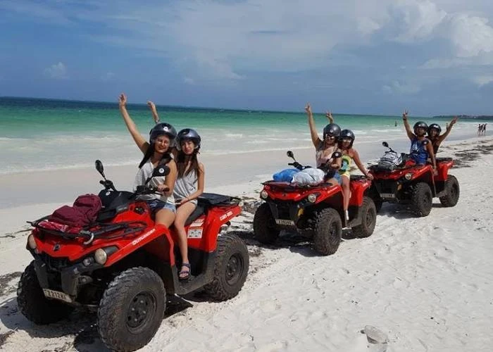 Experience the adventurous side of northern Zanzibar with a quad biking tour from Nungwi, combining off-road riding, coastal scenery, local villages and beautiful beaches