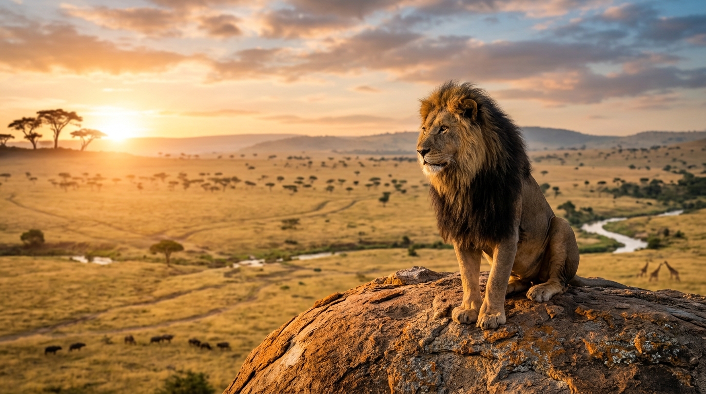 King of the Serengeti on Ancient Kopjes